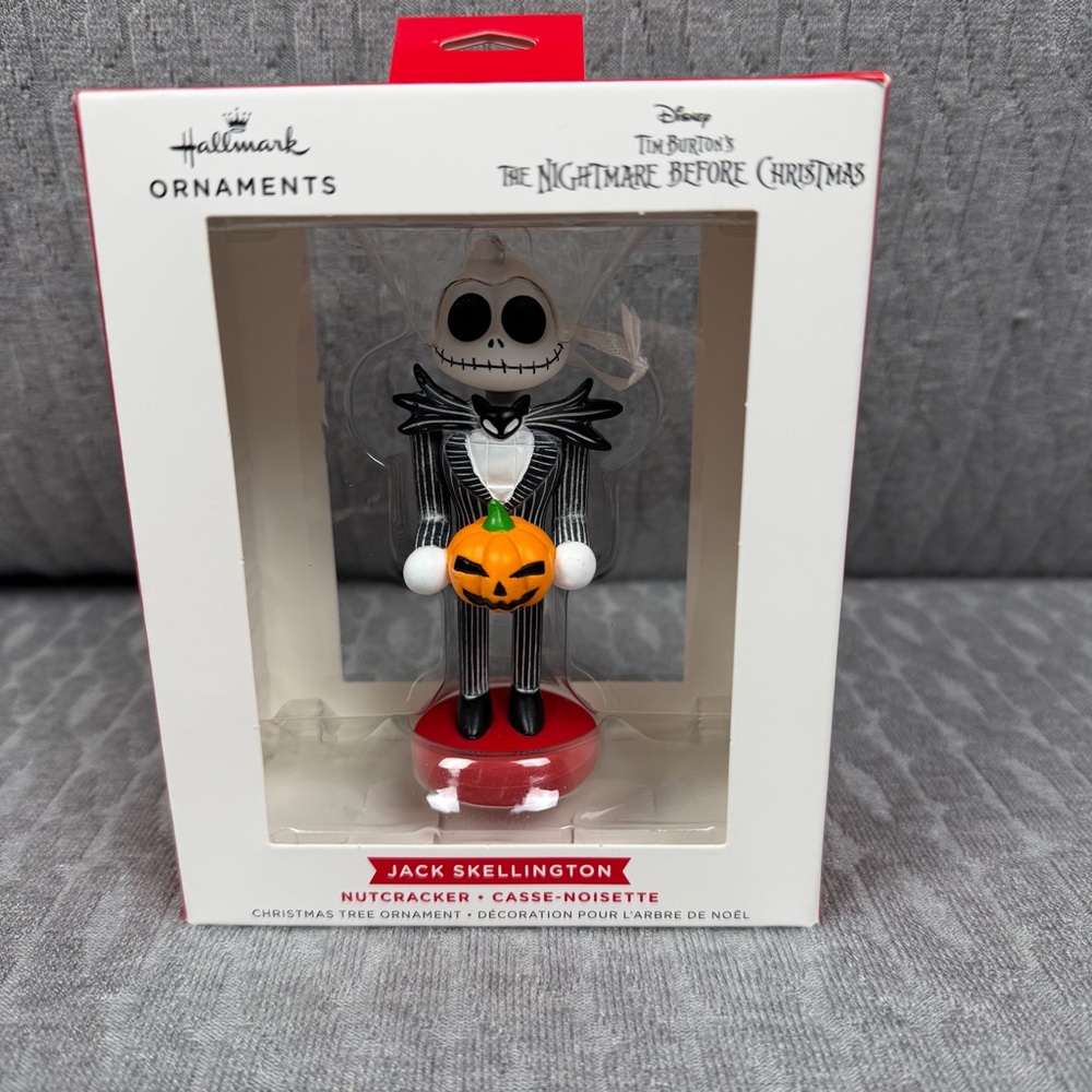 Hallmark Jack Skellington Ornament with Pumpkin Disney
